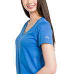 Women's Vanessa V-Neck T-Shirt // Azure (L)