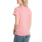 Women's Vanessa V-Neck T-Shirt // Peony (L)