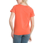 Women's Vanessa V-Neck T-Shirt // Living Coral (XS)