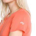 Women's Vanessa V-Neck T-Shirt // Living Coral (XS)