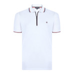 Ian Short-Sleeve Polo Shirt // White (XS)