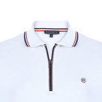 Ian Short-Sleeve Polo Shirt // White (M)