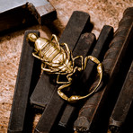 Scorpion // Keyring // Brass