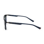 Men's TL309S S02 Polarized Sunglasses // Blue + Silver