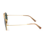 Men's TL910S S01 Polarized Sunglasses // Gold + Green