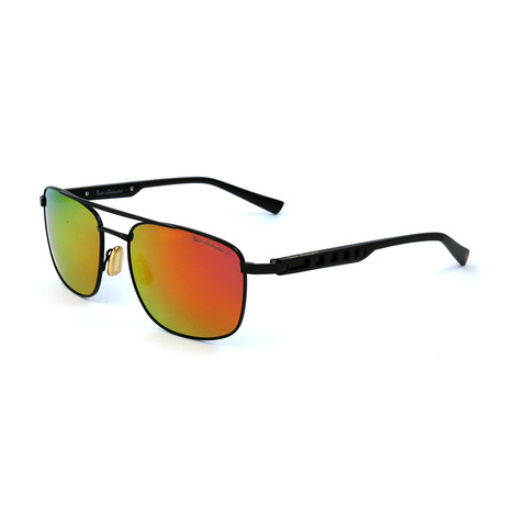 Men's TL317S S01 Polarized Sunglasses // Black + Red