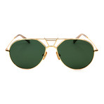 Men's TL910S S01 Polarized Sunglasses // Gold + Green