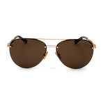 Men's TL603S S02A Sunglasses // Gold + Brown
