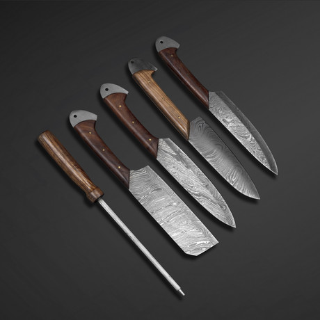 Hawie Chef Knives // Set of 4 + Sharpener
