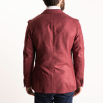 Zito 1/2 Canvas + Fully Lined Sport Coat // Raspberry (US: 42R)