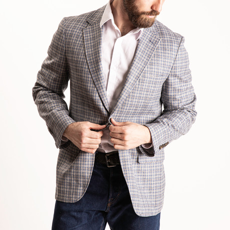 Zappa Deconstructed + Unlined Sport Coat // Light Wedgewood (US: 36S)