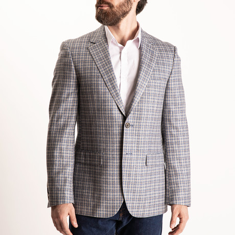 Zito 1/2 Canvas + Fully Lined Sport Coat // Light Wedgewood (US: 36S)