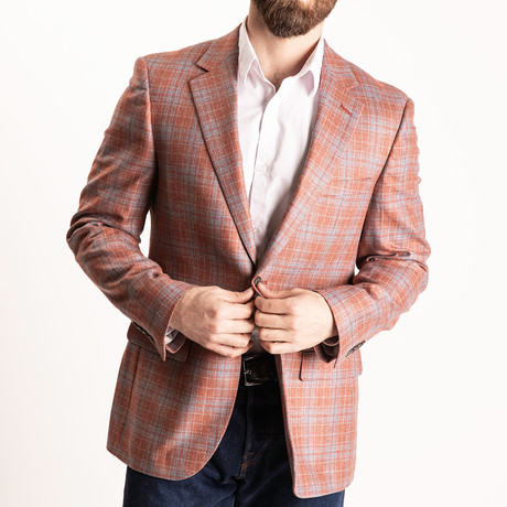 Zito 1/2 Canvas + Fully Lined Sport Coat // Melon (US: 36S)