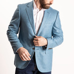 Zappa Deconstructed + Unlined Sport Coat // Ice Blue (US: 38R)