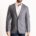 Zappa Deconstructed + Unlined Sport Coat // Blue + Black (US: 42R)