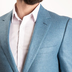 Zito 1/2 Canvas + Fully Lined Sport Coat // Ice Blue (US: 38R)