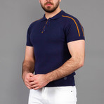 Gus Polo Shirt // Dark Blue (S)