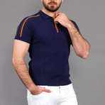 Gus Polo Shirt // Dark Blue (S)