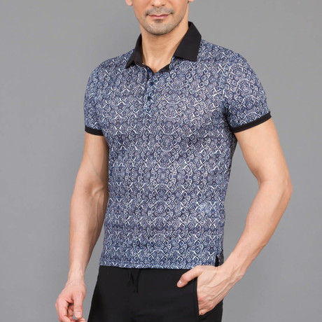 Youssef Polo Shirt // Dark Blue (S)