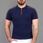 Gus Polo Shirt // Dark Blue (S)