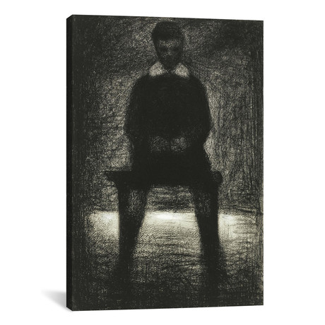 Maurice Appert (Garconnet Assis) 1884 // Georges Seurat (26"W x 40"H x 1.5"D)