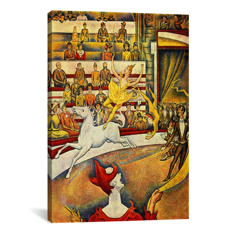 The Circus 1891 // Georges Seurat (26"W x 40"H x 1.5"D)