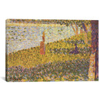 Women on the River Bank (Femmes au bord de l'eau) 1886 // Georges Seurat (40"W x 26"H x 1.5"D)