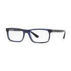 Burberry // Men's Optical Frames // Blue Havana