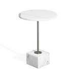 Rian Marble Side Table // Arabescato