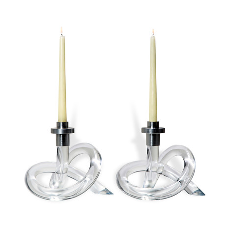 Ava Candle Stands (Smoke)