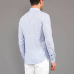 Sean Linen Button Up Shirt // White (L)