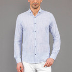 Sean Linen Button Up Shirt // White (S)