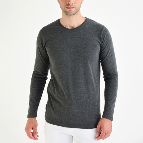 Nile Long Sleeve T-Shirt // Anthracite (XS)