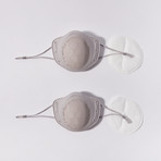 Reusable Silicone Mask // 2-Pack // Gray