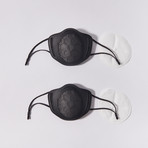 Reusable Silicone Mask // 2-Pack // Black
