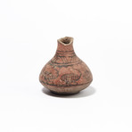 Indus Valley painted ceramic bottle // c 2500-1800 BC