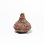 Indus Valley painted ceramic bottle // c 2500-1800 BC