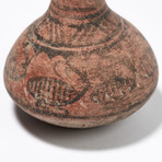 Indus Valley painted ceramic bottle // c 2500-1800 BC