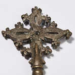 Coptic Silver Priests Cross Wand