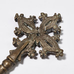 Coptic Silver Priests Cross Wand