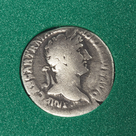 Roman Silver Coin of Emperor Hadrian