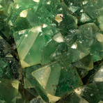 Green Fluorite Crystal Cluster
