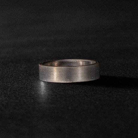 Shotgun Barrel Ring // Winchester Barrel // Brushed Metal Finish (Size 8)