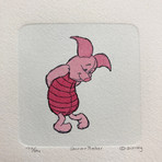 Piglet Hand Painted Sowa & Reiser Etching #D/500 (Unframed)