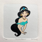 Princess Jasmine Hand Painted Sowa & Reiser Etching #D/500 (Unframed)