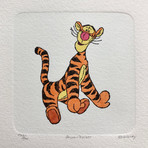 Tigger Hand Painted Sowa & Reiser Etching #D/500 (Unframed)