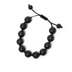 Binchotan 15 mm Bead Bracelet