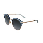 Women's Hally Sunglasses // Blue + Gold