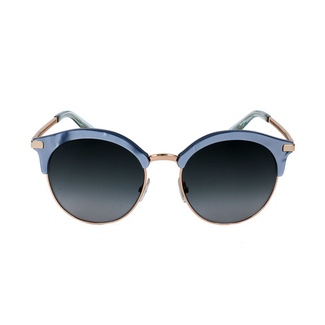 Women's Hally Sunglasses // Blue + Gold