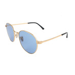 Men's Henri Sunglasses // Gold + Blue